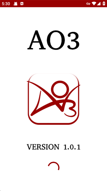 AO3 移动端启动界面截图